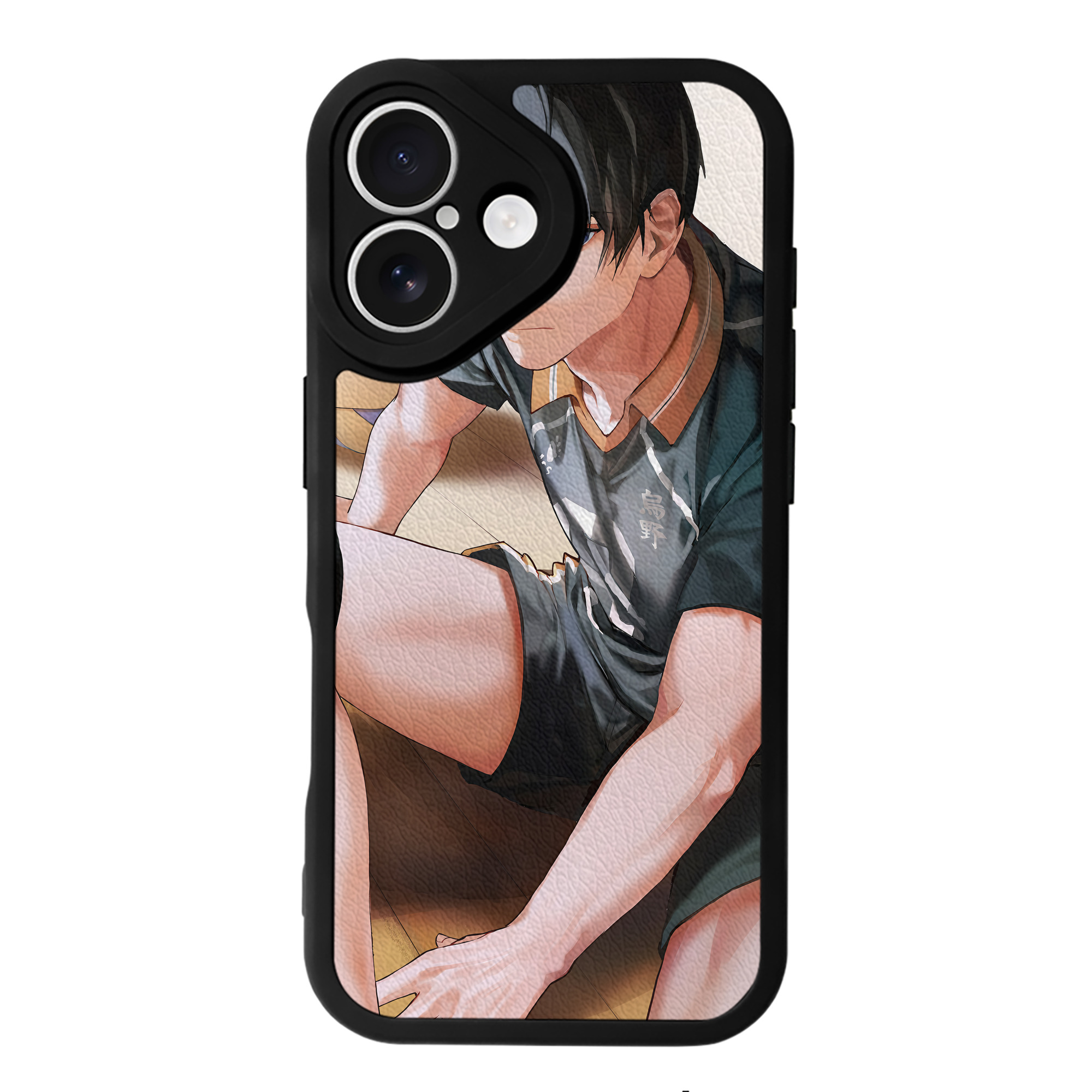 （画像用） ハイキュー!! Haikyu!! 【iPhone 16シリーズ対応】シリコンスマホケース（レザー調） 材質：シリコン